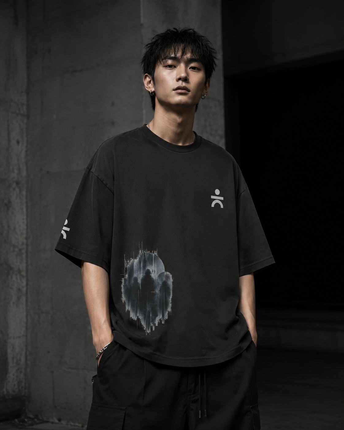 Zumzet Voices In My Head M1 Tee front model