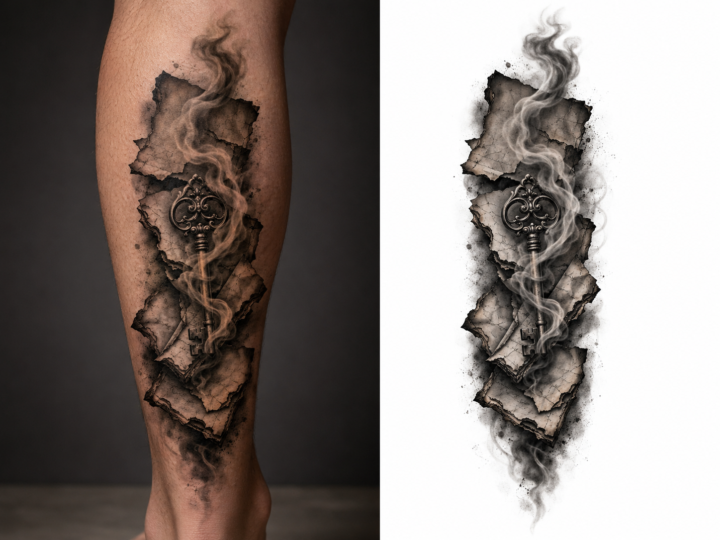 Night Archive tattoo model preview