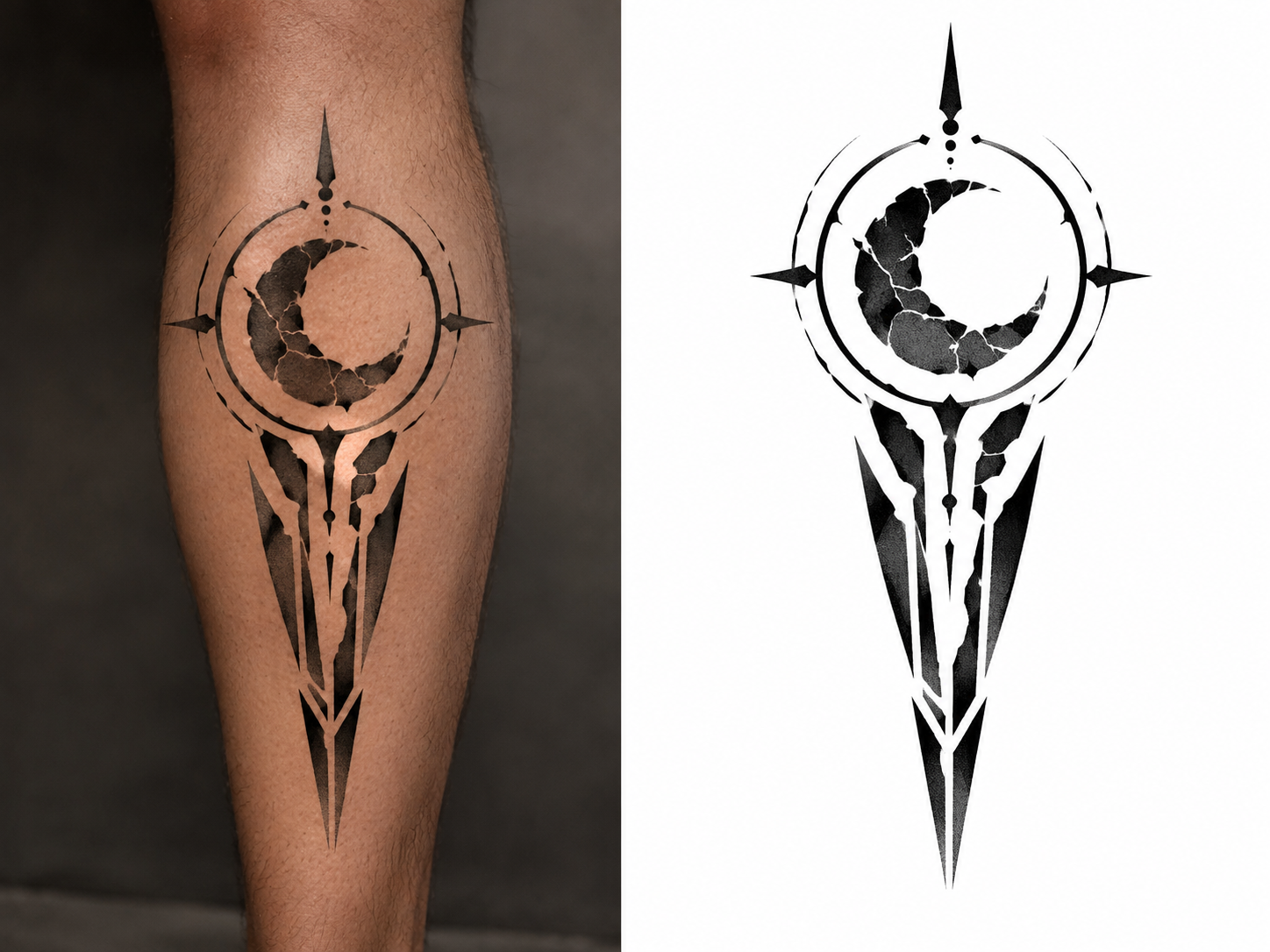 Moon Ritual tattoo model preview