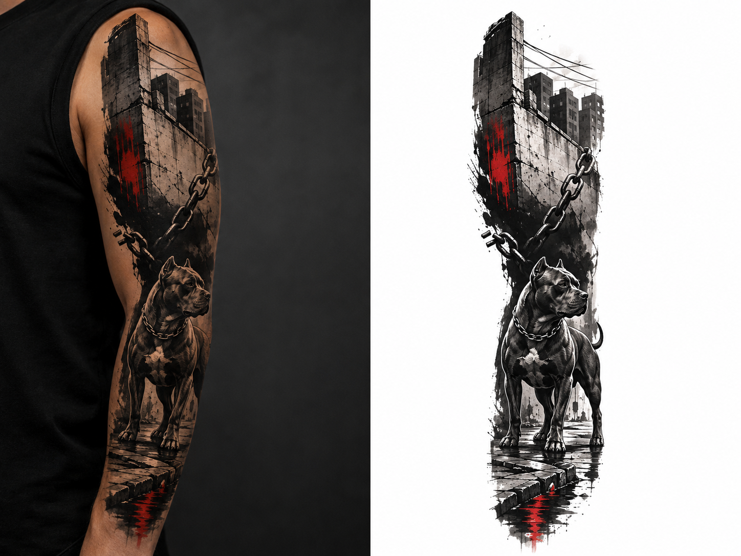 STREET BOND tattoo model preview