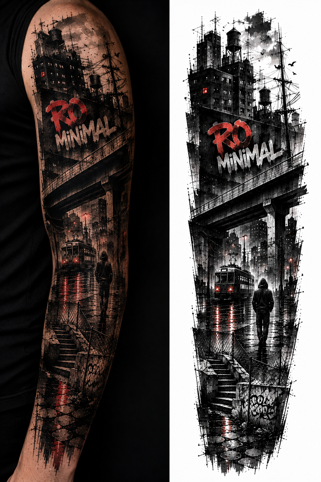 RO MINIMAL tattoo model preview