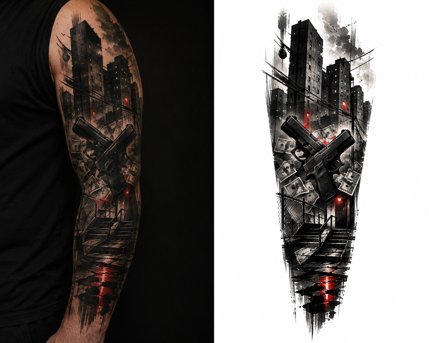 STREET CODE tattoo model preview